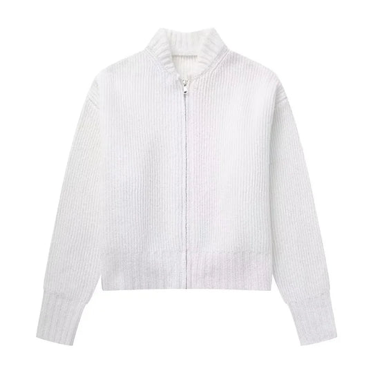 Lucy - Women's Short Knitted Cardigan Jacket