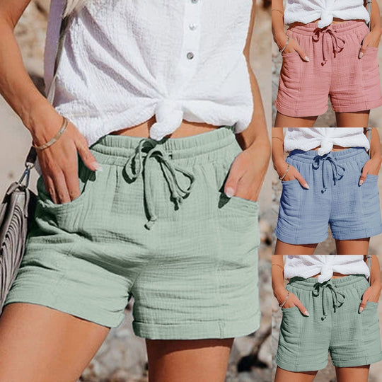 Evaro - Breathable Cotton Shorts For Women