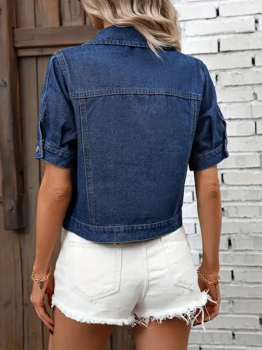 Janca Jacket - Short-sleeved denim jacket