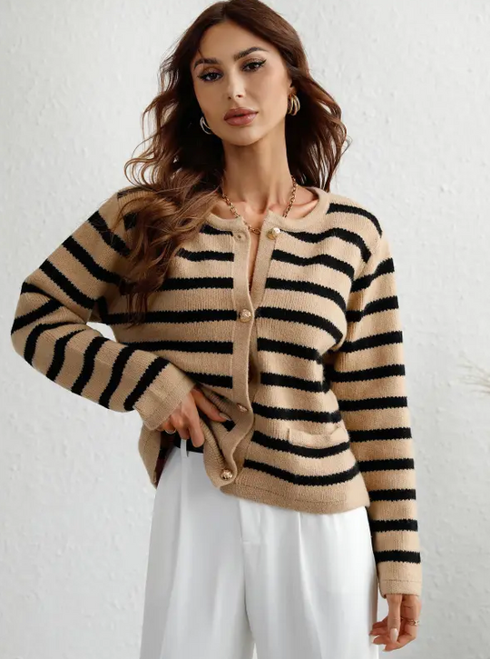 Classic Striped Sweater for Women