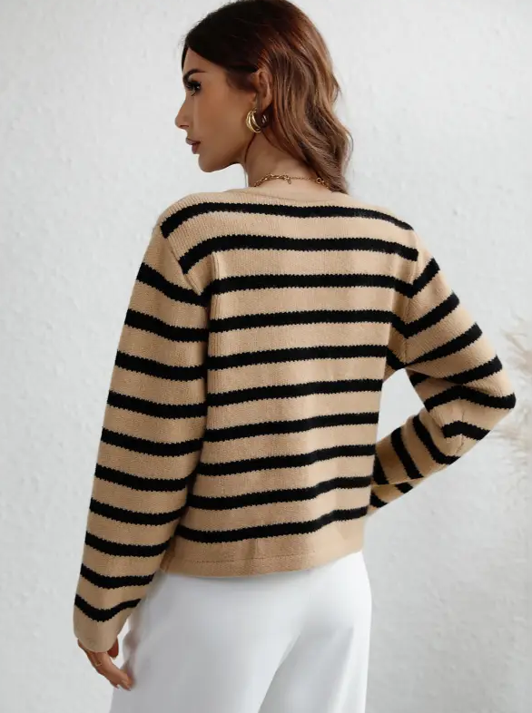 Classic Striped Sweater for Women