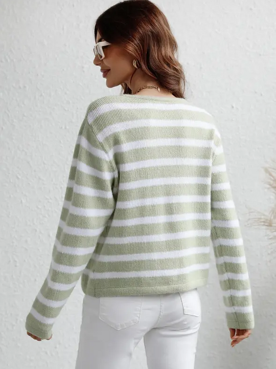 Classic Striped Sweater for Women