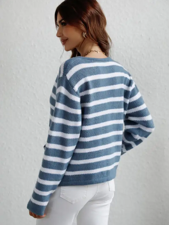 Classic Striped Sweater for Women