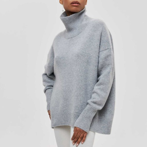 Mare Sweater - Warm long-sleeved turtleneck jumper