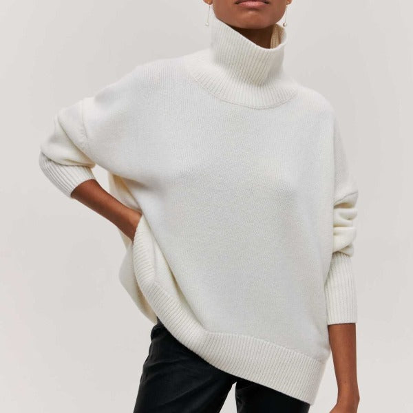 Mare Sweater - Warm long-sleeved turtleneck jumper