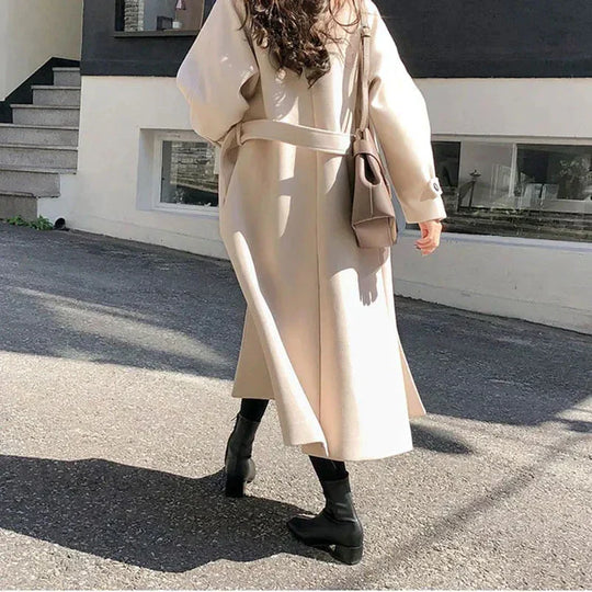 Elegant Long Winter Coat for Women