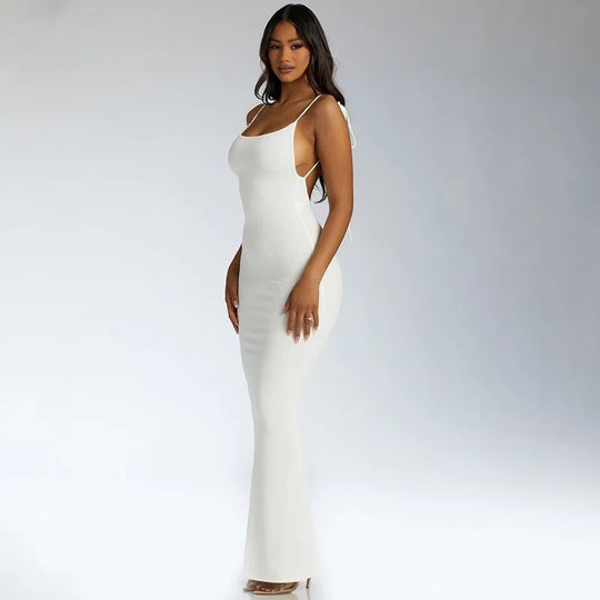 W.O.W. Backless Maxi Dress