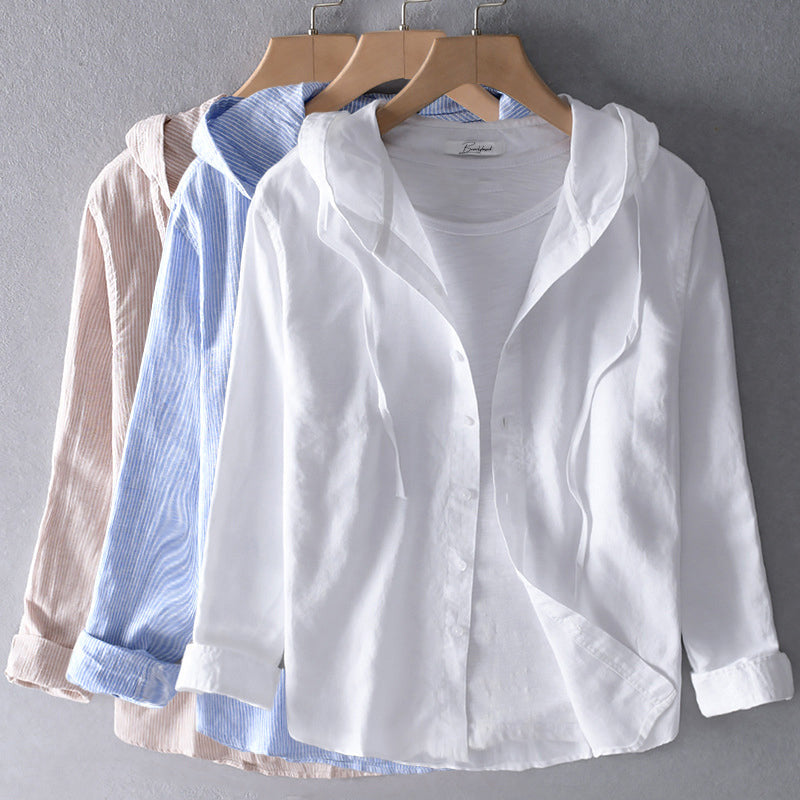 Celeste - Breathable Linen Blouse