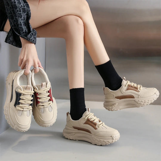 Tenissese - Comfortable Women Sneakers with Thick Sole