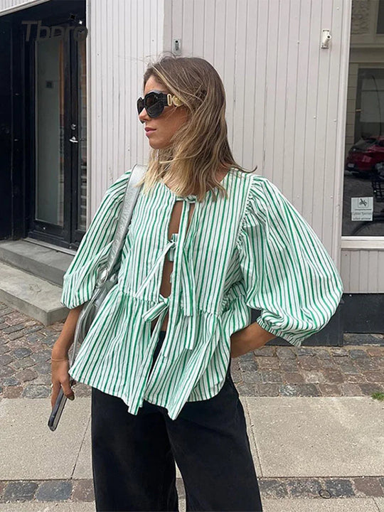 Harley Blouse - Puff Sleeve Chic Blouse