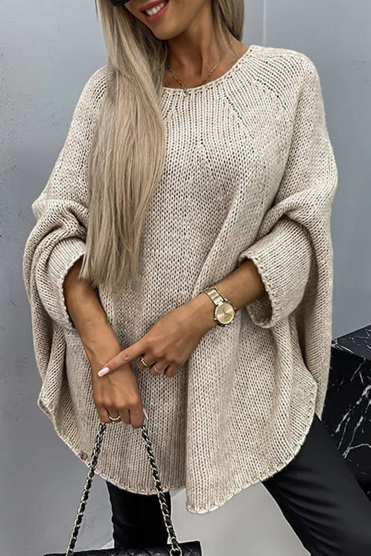 Relaxed Fit Wool Sweater for Women