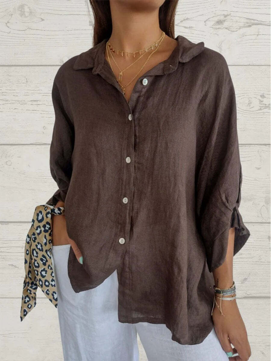 Lize - Linen Women's Blouse For Summer