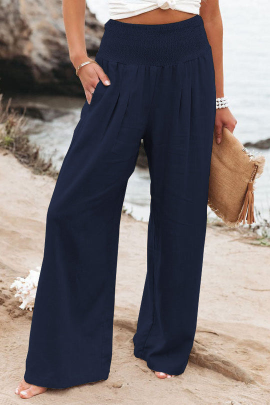 Oliva - Casual trousers with wide legs