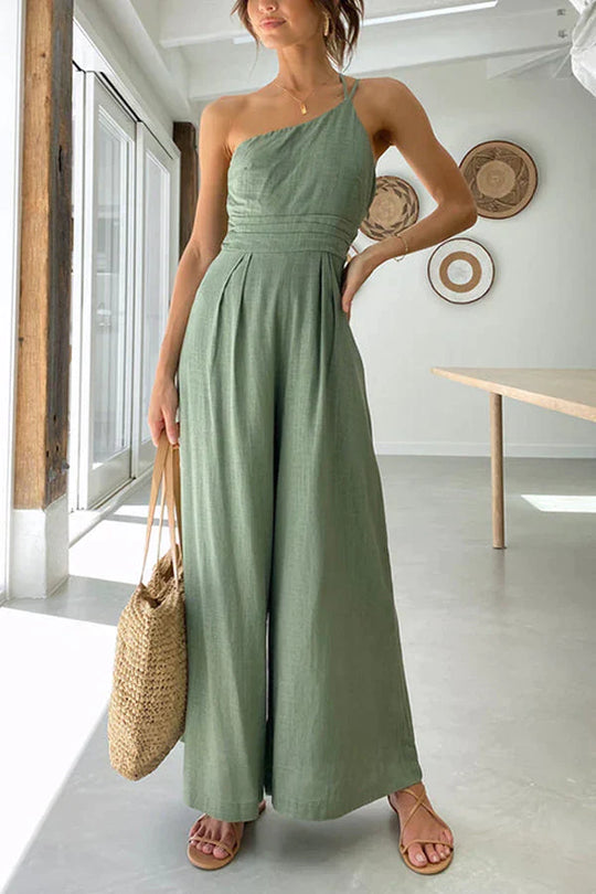 Ave - Linen Blend Jumpsuit