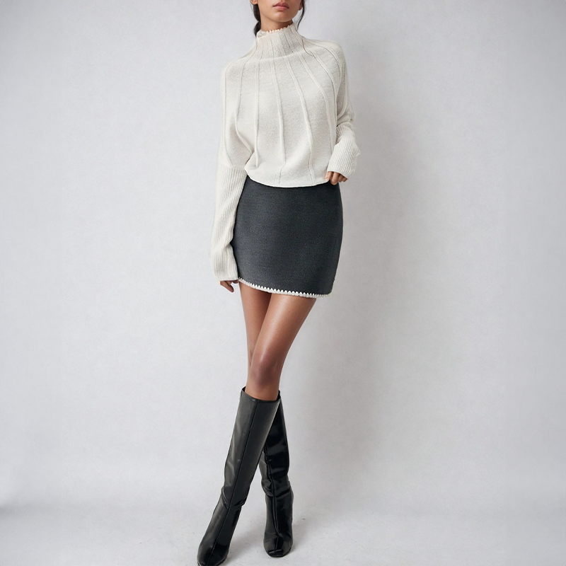 Stylish Knitted Turtleneck Sweater for Winter for Women