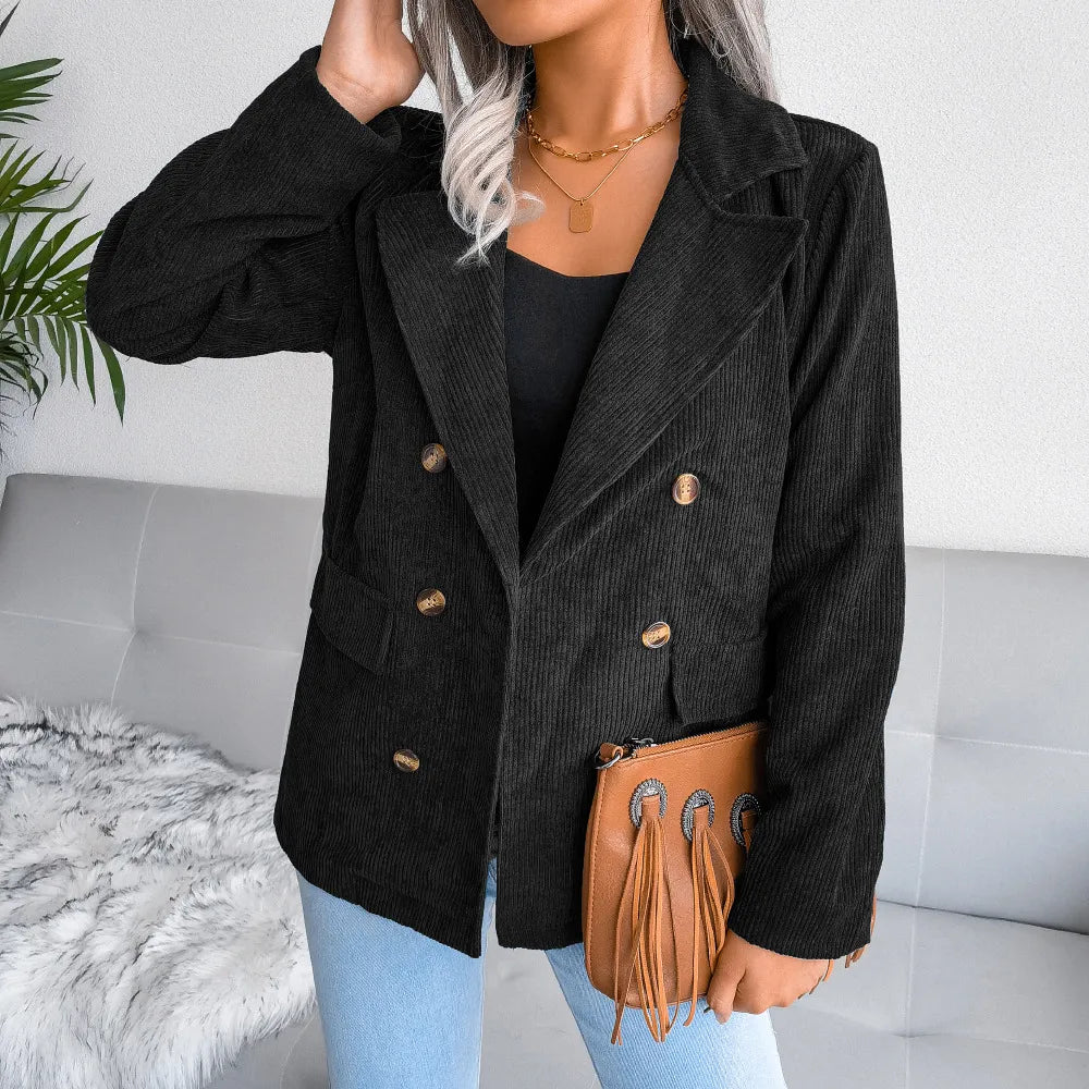 Ribbed Blazer for Women