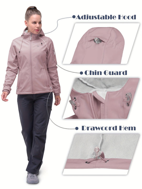 Christine - Waterproof and Windproof Softshell Jacket for Women