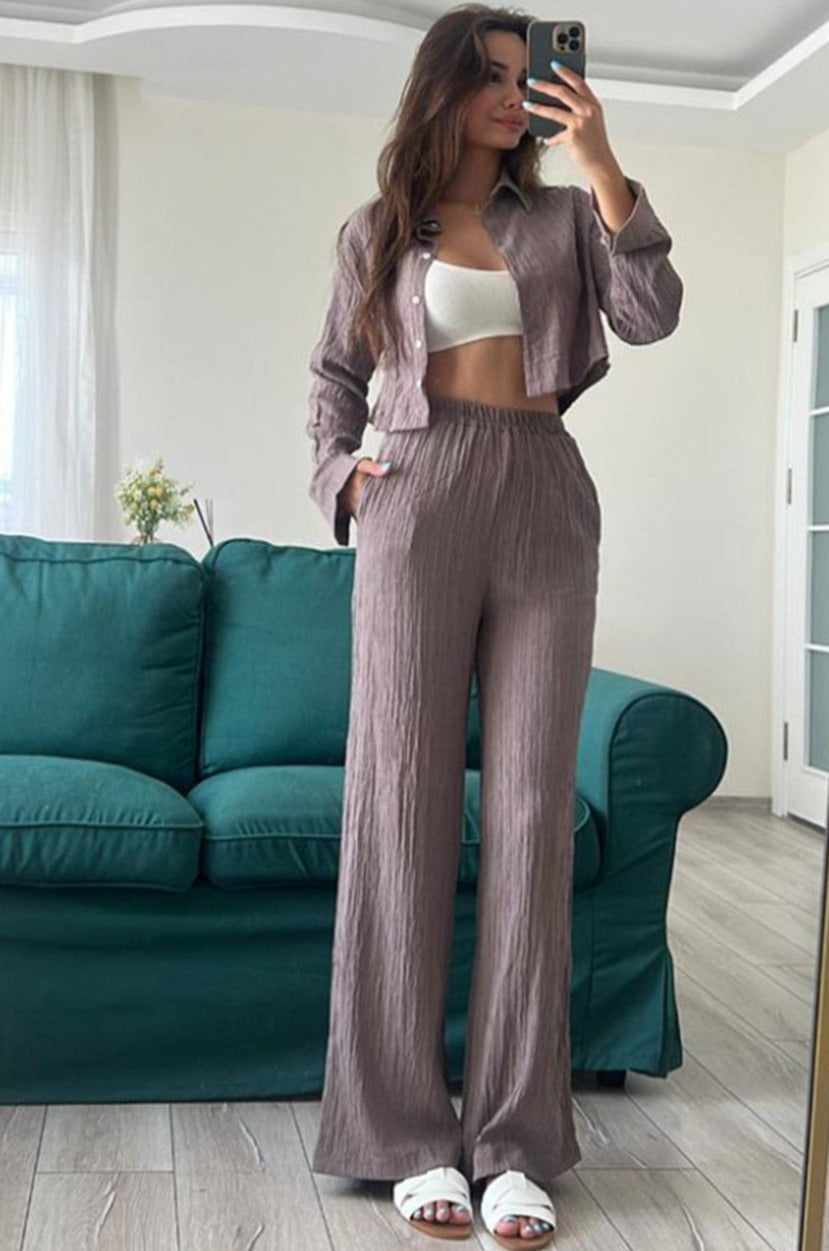 Sophia - Stylish Long-Sleeved Set