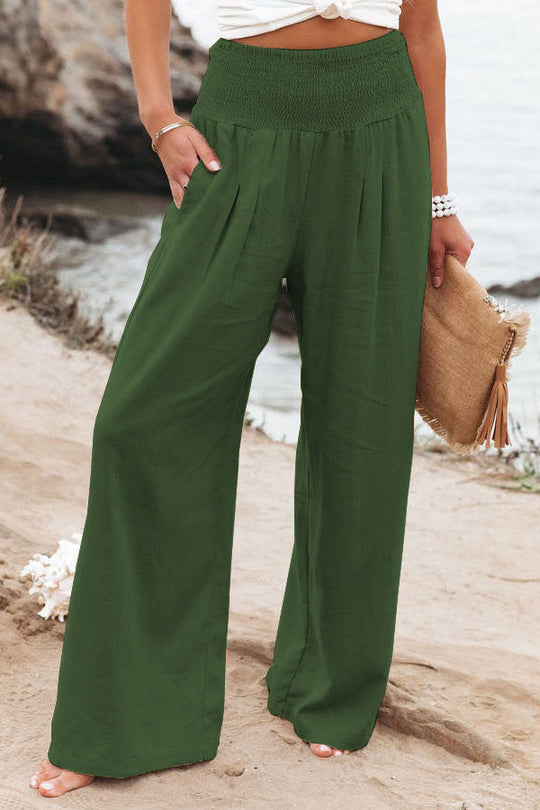 Oliva - Casual trousers with wide legs