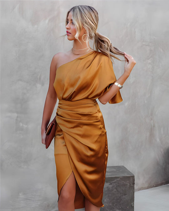 Lorena - Elegant Silk Party Dress