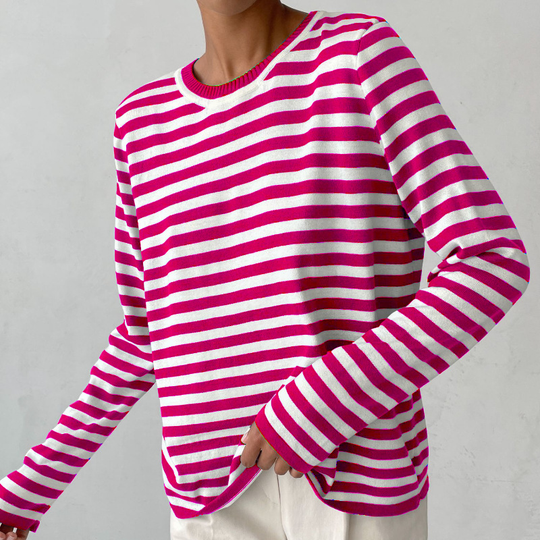 Sela - Elegant Striped T-shirt