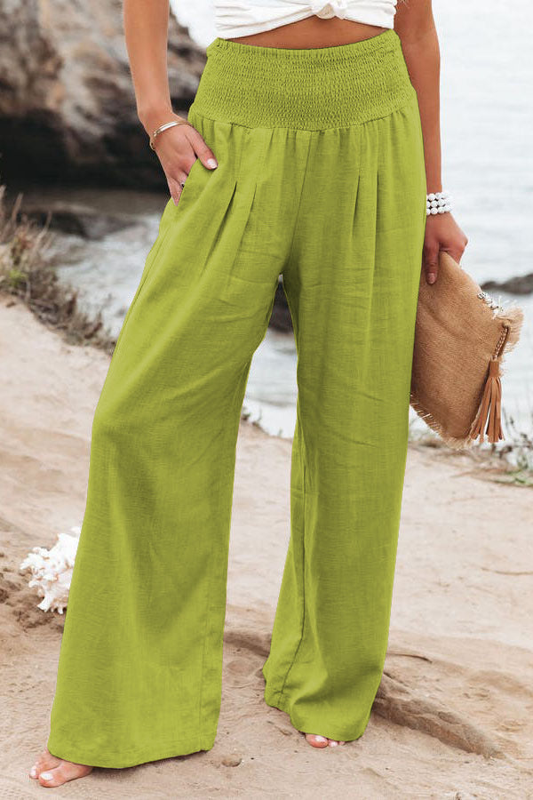 Oliva - Casual trousers with wide legs